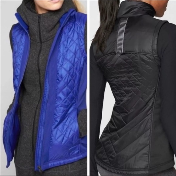💙ATHLETA REFLECTIVE ROCK SPRINGS QUILTED VEST/JACKET-ROYAL BLUE-XS💙 - Picture 6 of 8